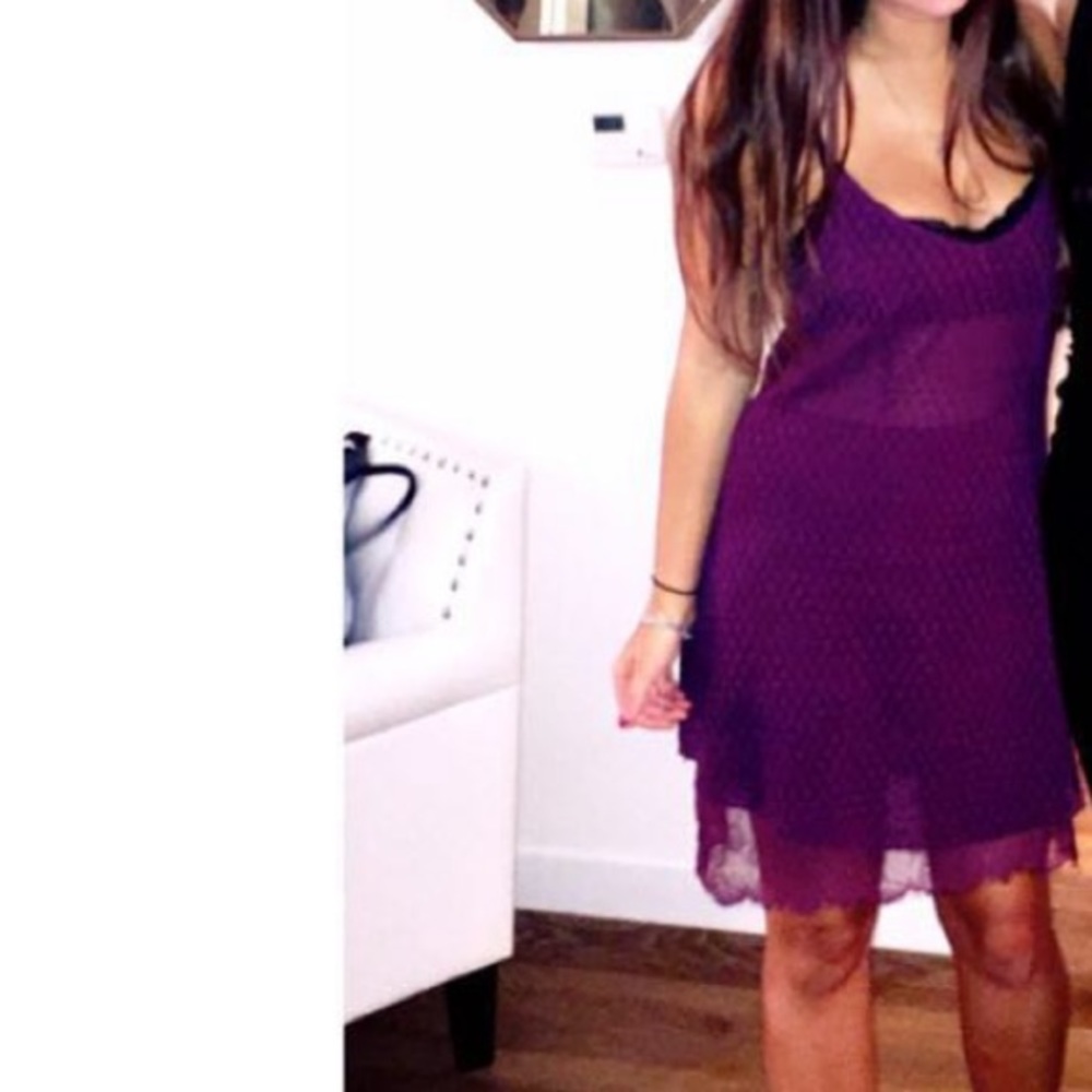 Free people purple dress
